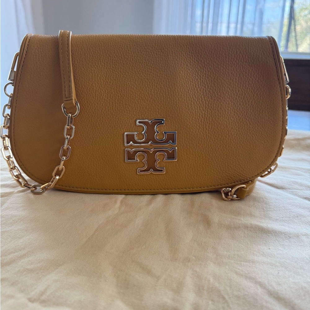 Tory Burch Gold Crossbody Bag